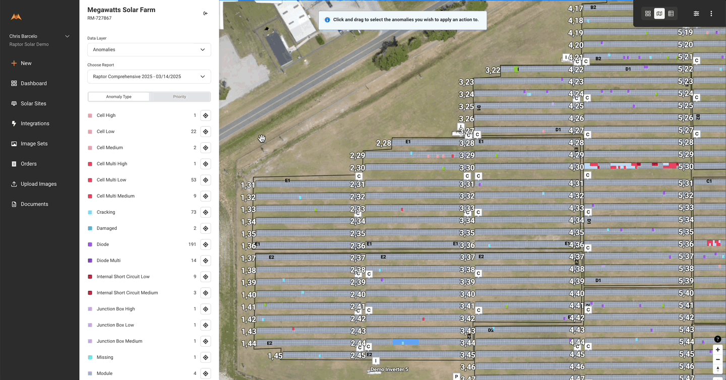 Bulk Update - Map Selection
